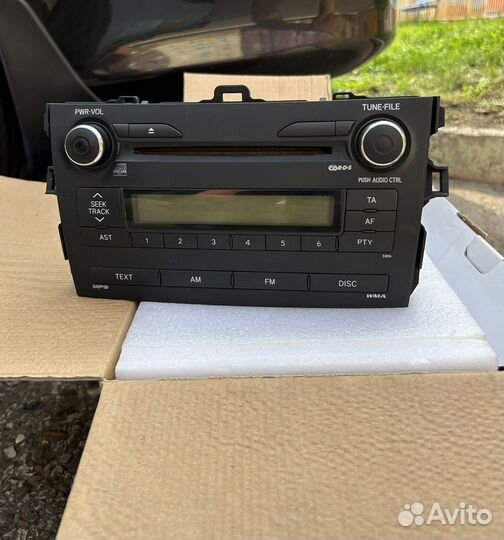 Магнитола штатная тойота королла