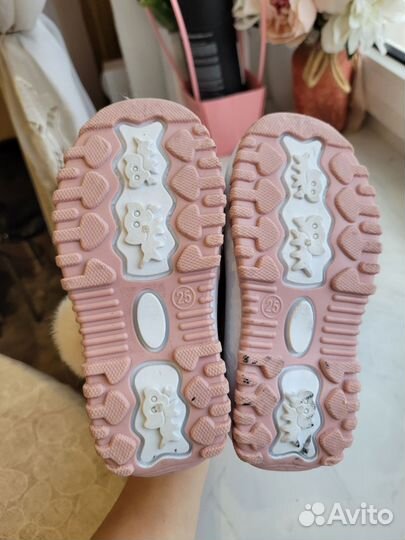 Сапоги детские дутики 25 размер