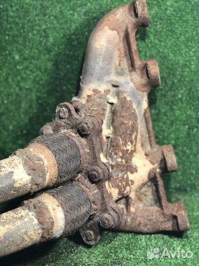 Выпускной коллектор на volkswagen passat b3 2е