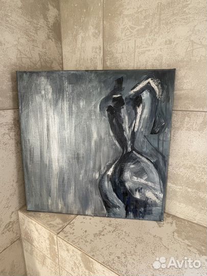 Картина акрилом на холсте