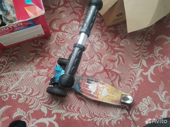 Самокат детский трехколесный бу