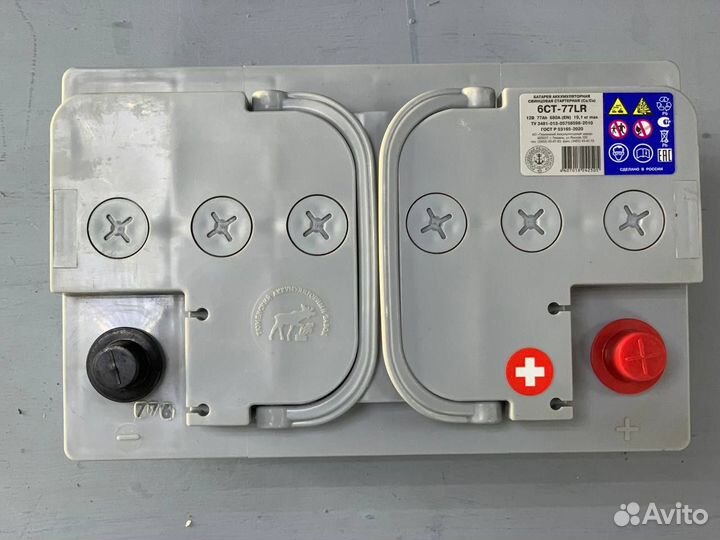 Аккумулятор 77Ач Тюмень Премиум пуск 680А обратка