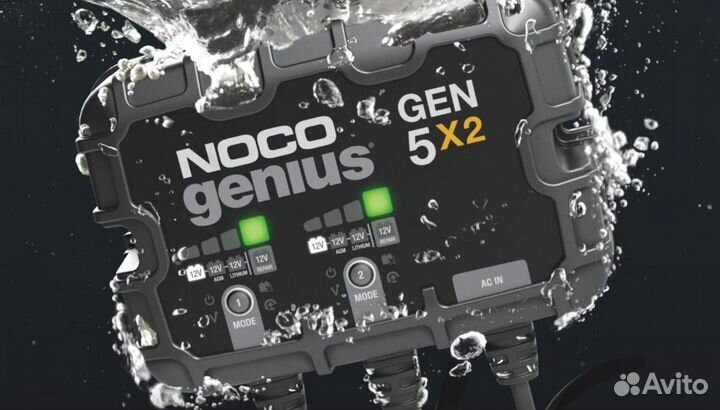Noco Genius GenPro IP68 для акб эхолота