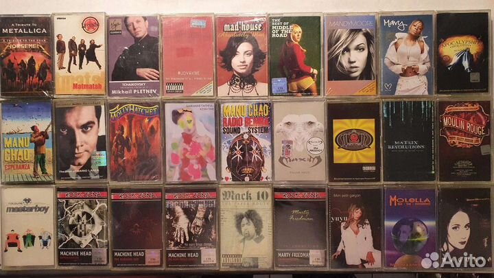Кассеты запечатанные иностр рок и поп список 3
