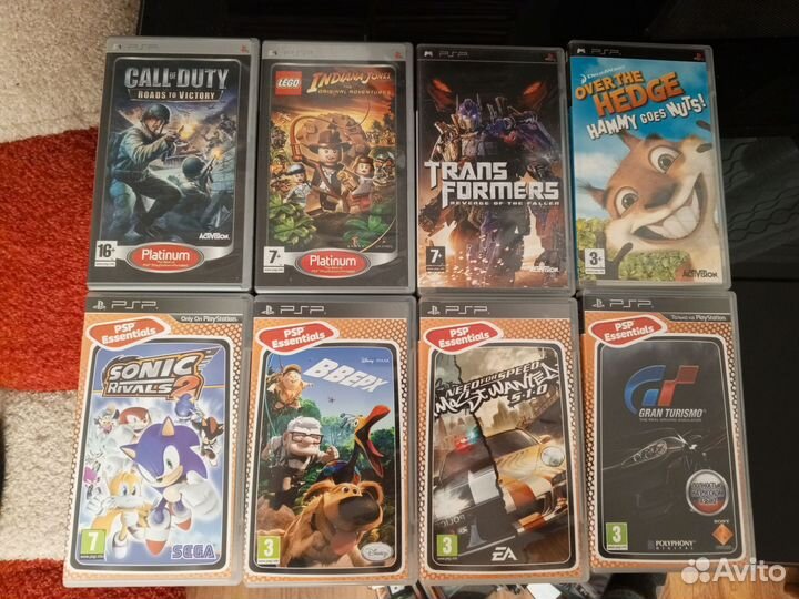 Игры для портативной консоли Sony PSP