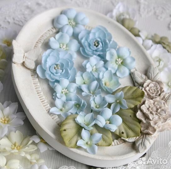 Цветы для скрапбукинга