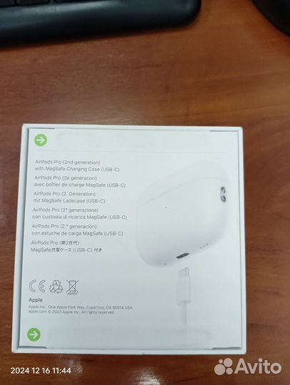 Новые оригинальные наушники Airpods pro 2nd genera