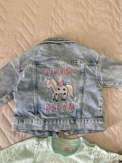 Вещи пакетом 18-24 месяца джинсовка
