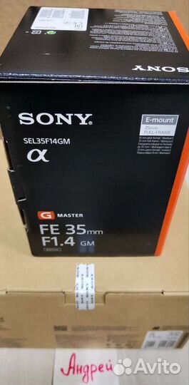 Sony FE 35mm f/1.4 GM Lens новый