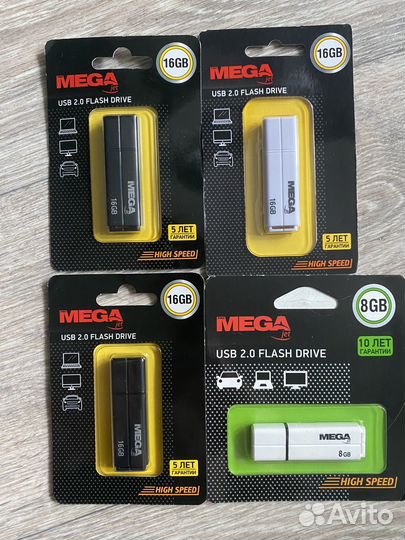 Usb флешка mega 16Гб, 8 Гб