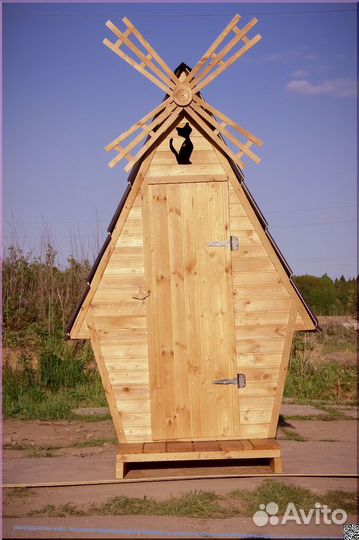 Уличный туалет с установкой