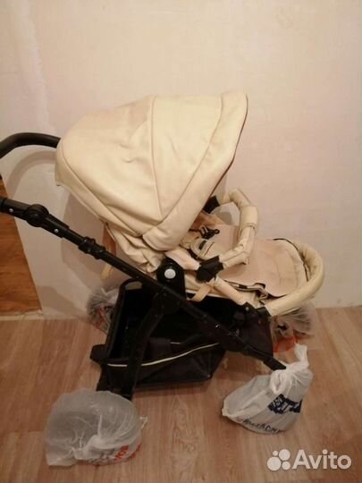 Коляска 2 в 1 эко кожа