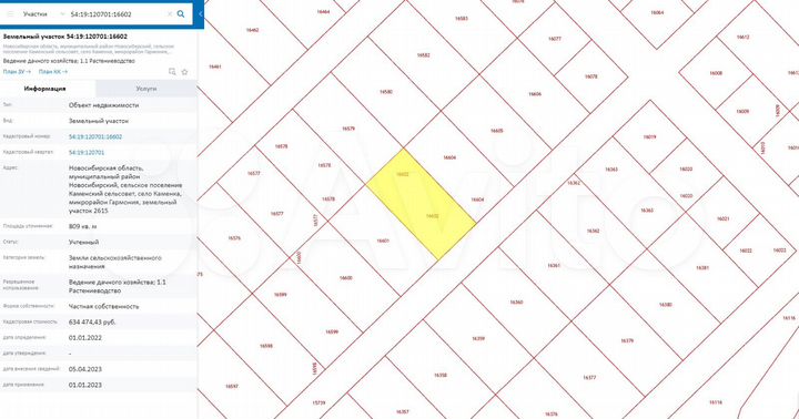 Участок 8,1 сот. (СНТ, ДНП)