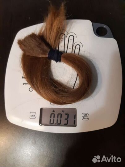 Срез волос 37 см славянка