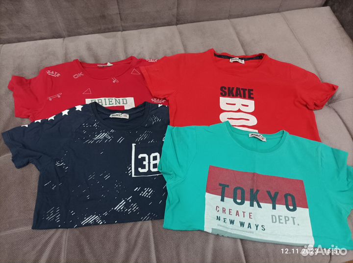 Вещи пакетом на мальчика 140-146