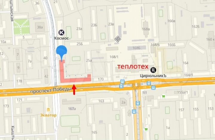 Сдам помещение свободного назначения, 119 м²