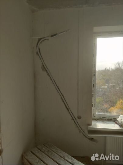 Закладка трассы под кондиционер, сплит системы