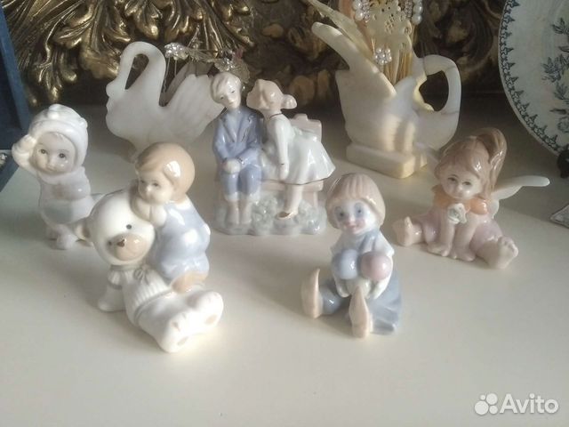 Фигурки детей фарфор