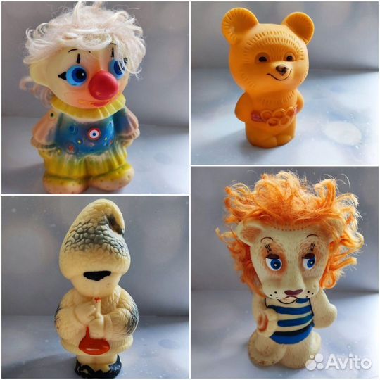 Резиновые игрушки СССР