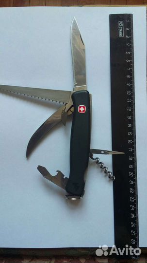 Нож складной швейцарский
