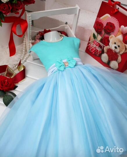 Нарядное платье для девочки 116 122