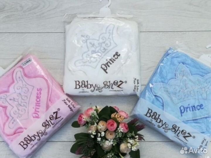 Детское полотенце с капюшоном