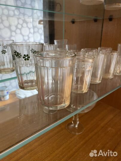 Граненые стаканы и стопки СССР