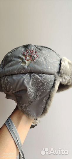 Шапка зимняя для мальчика р.44-46