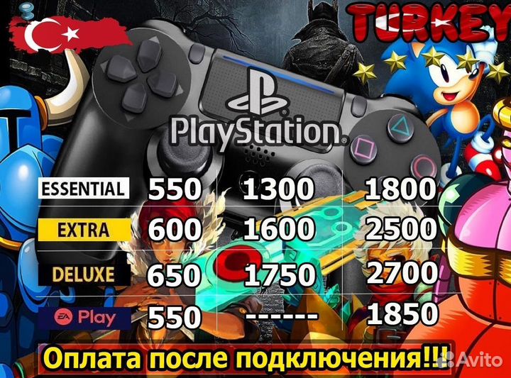 Подписка Ps Plus от месяца