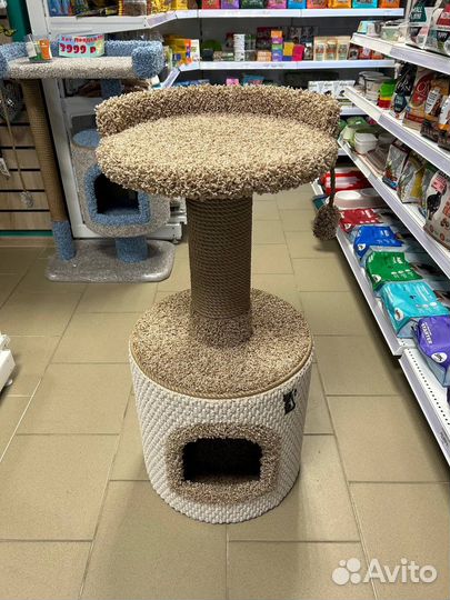 Домик - когтеточка, лежанка для котов(кошек) новый