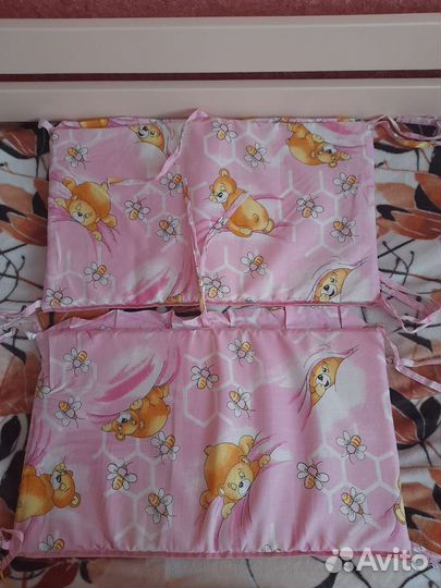 Бортики в детскую кроватку бу