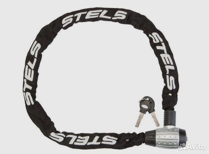 Замок на цепь велосипеда Stels, 120 см