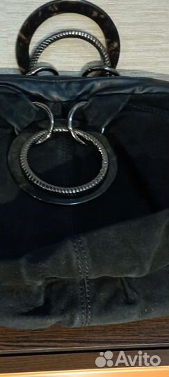 Сумка натуральная замша Италия