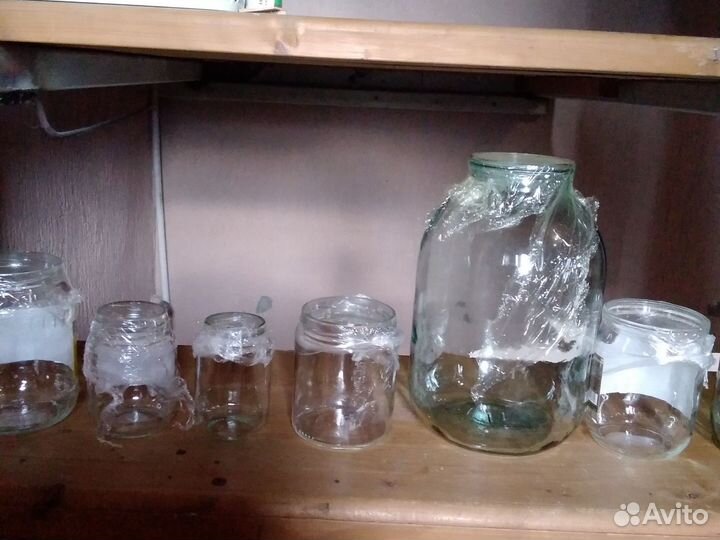 Стеклянные банки разные