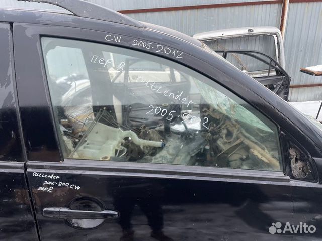 Стекло двери переднее правое Mitsubishi Outlander