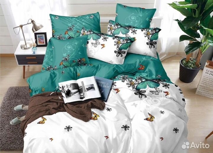 Постельный комплект с готовым одеялом и подушками