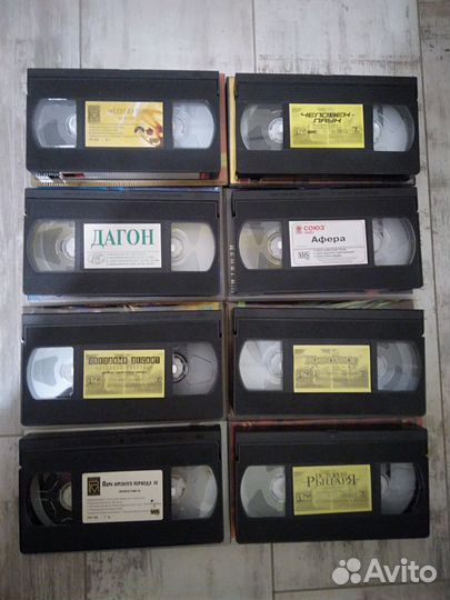 Видеокассеты VHS в боксе #2