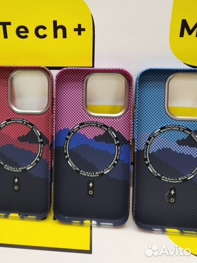 Чехол для iPhone карбоновый 13,13pro, 14pro,15pro