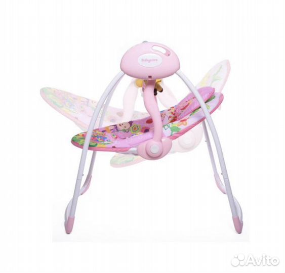 Электрокачели safari Розовые джунгли