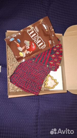 Тёплые вязаные носки 36-38размер