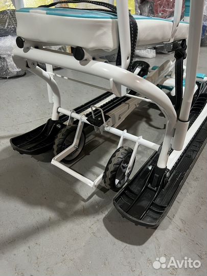 Снегокат на колесах для двоих тс6д