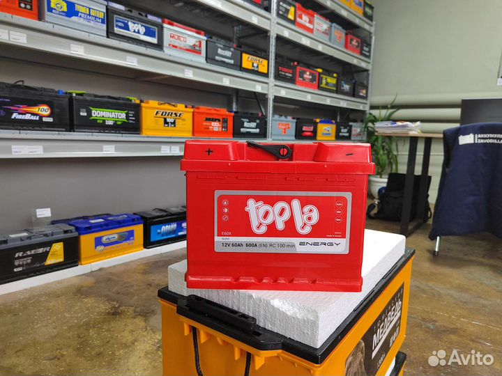 Аккумулятор Topla 60 Ач прям 600 А