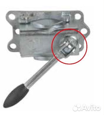 Хомут опорного колеса прицепа D48, с откидной ру