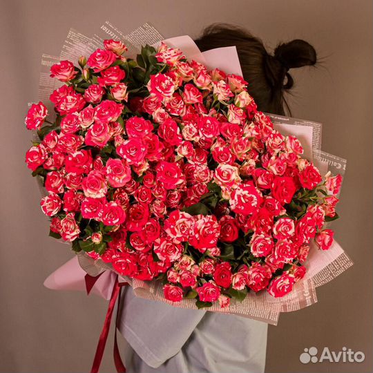Розы, 25 роз, 51 роза с доставкой
