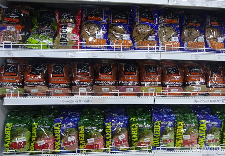 Более 1 тонны свежей прикормки Minenko