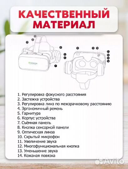 Виртуальные очки с наушниками