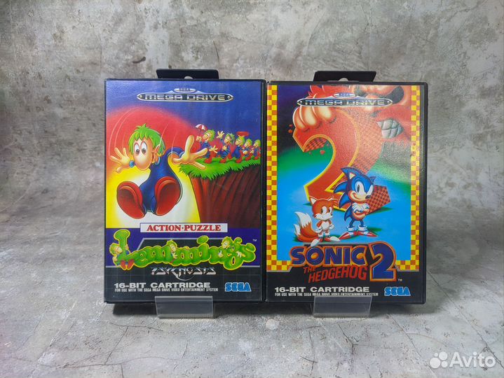 Sonic 2 - Lemmings Sega Mega Drive