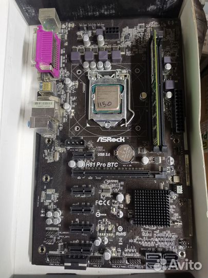 Материнская плата 1155 с процем