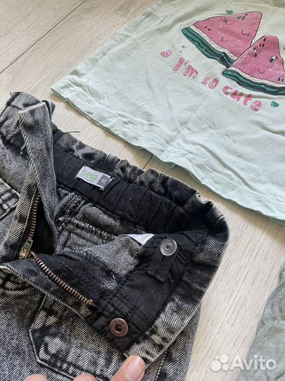 Детские вещи для девочки пакетом 86-98 размеры
