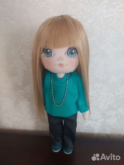 Текстильная кукла ручной работы